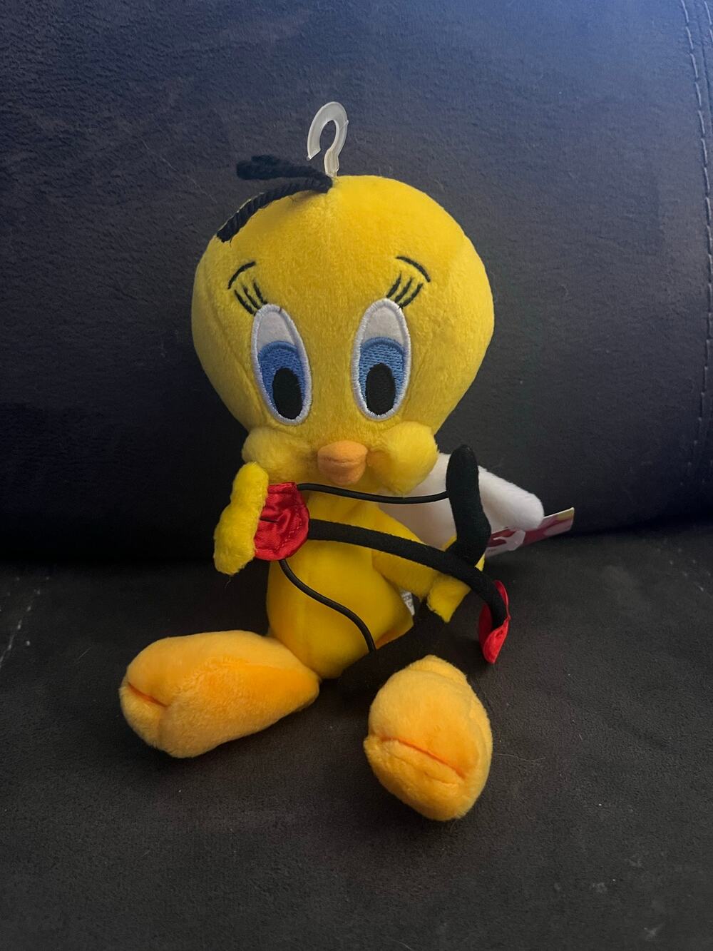 Tweety Bird Cupid Valentines Day Bean Bag Plush Warner Bros Studio Looney Tunes